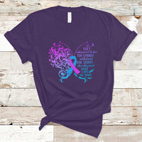 Suicide Prevention Awareness T Shirt She Whispered Back I Am The Storm Suicide Prevention Warrior - Wonder Print Shop