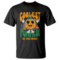 Fall Pumpkin T Shirt Coolest Pumpkin In The Patch Autumn Halloween Spooky Season - Wonder Print Shop