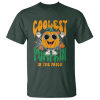 Fall Pumpkin T Shirt Coolest Pumpkin In The Patch Autumn Halloween Spooky Season - Wonder Print Shop
