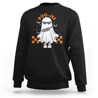 Halloween Boo Sheet Sweatshirt Cute Spooky Ghost Halloween Costume Boujee Boo-Jee - Wonder Print Shop