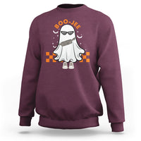 Halloween Boo Sheet Sweatshirt Cute Spooky Ghost Halloween Costume Boujee Boo-Jee - Wonder Print Shop