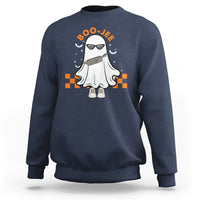 Halloween Boo Sheet Sweatshirt Cute Spooky Ghost Halloween Costume Boujee Boo-Jee - Wonder Print Shop