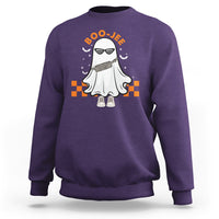 Halloween Boo Sheet Sweatshirt Cute Spooky Ghost Halloween Costume Boujee Boo-Jee - Wonder Print Shop