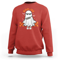 Halloween Boo Sheet Sweatshirt Cute Spooky Ghost Halloween Costume Boujee Boo-Jee - Wonder Print Shop