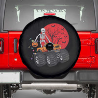 Halloween Skeleton Spare Tire Cover Skeleton Riding Monster Truck Candy Funny Scary Pumpkin