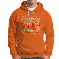 Teacher Christmas Hoodie I Teach The Smartest Cookies Gingerbread Man Students - Wonder Print Shop