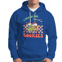 Teacher Christmas Hoodie I Teach The Smartest Cookies Retro Groovy Xmas Cookies - Wonder Print Shop