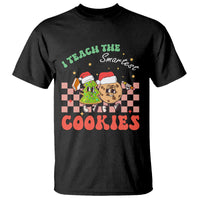 Teacher Christmas T Shirt I Teach The Smartest Cookies Retro Groovy Xmas Cookies - Wonder Print Shop
