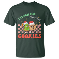 Teacher Christmas T Shirt I Teach The Smartest Cookies Retro Groovy Xmas Cookies - Wonder Print Shop