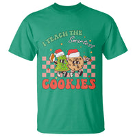 Teacher Christmas T Shirt I Teach The Smartest Cookies Retro Groovy Xmas Cookies - Wonder Print Shop