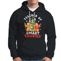 Teacher of Smart Cookies Christmas Gingerbread Man Hoodie Teacher of Smart Cookies - Wonder Print Shop