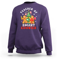 Teacher of Smart Cookies Christmas Gingerbread Man Sweatshirt Teacher of Smart Cookies - Wonder Print Shop