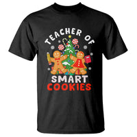 Teacher of Smart Cookies Christmas Gingerbread Man T Shirt - Wonder Print Shop