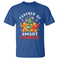 Teacher of Smart Cookies Christmas Gingerbread Man T Shirt - Wonder Print Shop