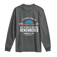 SS Edmund Fitzgerald Gales of November Tribute Long Sleeve Shirt Lake Superior Shipwreck Memorial - Wonder Print Shop