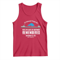 SS Edmund Fitzgerald Gales of November Tribute Tank Top Lake Superior Shipwreck Memorial - Wonder Print Shop