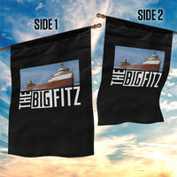 The Big Fitz Tribute Garden Flag SS Edmund Fitzgerald Freighter Design for Great Lakes History - Wonder Print Shop