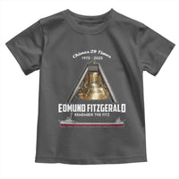 Edmund Fitzgerald 50th Anniversary Tribute Toddler T Shirt Chimes 29 Times 1975 2025 Memorial - Wonder Print Shop