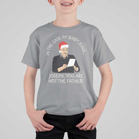 Funny Christmas Jesus Paternity Test T Shirt For Kid Joseph You Are Not the Father Holiday Humor - Wonder Print Shop