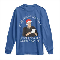 Funny Christmas Jesus Paternity Test Long Sleeve Shirt Joseph You Are Not the Father Holiday Humor - Wonder Print Shop