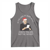 Funny Christmas Jesus Paternity Test Tank Top Joseph You Are Not the Father Holiday Humor - Wonder Print Shop