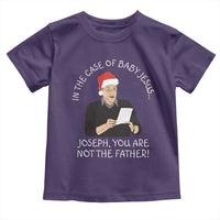 Funny Christmas Jesus Paternity Test Toddler T Shirt Joseph You Are Not the Father Holiday Humor - Wonder Print Shop