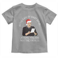 Funny Christmas Jesus Paternity Test Toddler T Shirt Joseph You Are Not the Father Holiday Humor - Wonder Print Shop