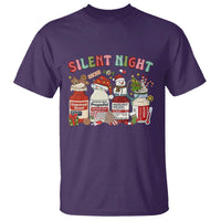 Funny Silent Night Nurse Christmas T Shirt Festive Meds and Holiday Medical Humor - Wonder Print Shop