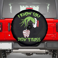 Funny Dental Christmas Spare Tire Cover I Know You Didnt Floss Dentist Holiday Humor - Wonder Print Shop
