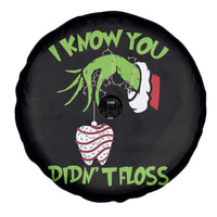 Funny Dental Christmas Spare Tire Cover I Know You Didnt Floss Dentist Holiday Humor - Wonder Print Shop