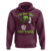 Funny Dental Christmas Hoodie I Know You Didnt Floss Dentist Holiday Humor - Wonder Print Shop