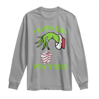 Funny Dental Christmas Long Sleeve Shirt I Know You Didnt Floss Dentist Holiday Humor - Wonder Print Shop