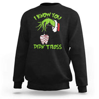 Funny Dental Christmas Sweatshirt I Know You Didnt Floss Dentist Holiday Humor - Wonder Print Shop