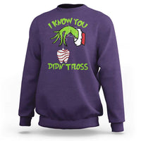 Funny Dental Christmas Sweatshirt I Know You Didnt Floss Dentist Holiday Humor - Wonder Print Shop