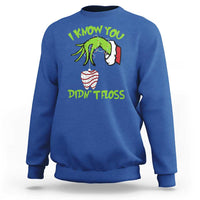 Funny Dental Christmas Sweatshirt I Know You Didnt Floss Dentist Holiday Humor - Wonder Print Shop