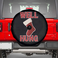 Funny Christmas Stocking Spare Tire Cover Well Hung Naughty Holiday Inappropriate Humor - Wonder Print Shop