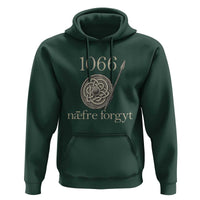 1066 Never Forget Hoodie Battle of Hastings Old English Anglo Saxon Warrior Medieval Shield - Wonder Print Shop