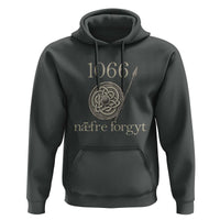 1066 Never Forget Hoodie Battle of Hastings Old English Anglo Saxon Warrior Medieval Shield - Wonder Print Shop