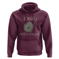 1066 Never Forget Hoodie Battle of Hastings Old English Anglo Saxon Warrior Medieval Shield - Wonder Print Shop