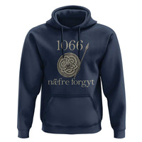 1066 Never Forget Hoodie Battle of Hastings Old English Anglo Saxon Warrior Medieval Shield - Wonder Print Shop