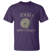 1066 Never Forget T Shirt Battle of Hastings Old English Anglo Saxon Warrior Medieval Shield - Wonder Print Shop