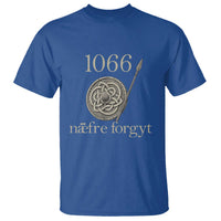 1066 Never Forget T Shirt Battle of Hastings Old English Anglo Saxon Warrior Medieval Shield - Wonder Print Shop