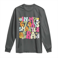 In My 67 Days Smarter Era Long Sleeve Shirt Cute Retro 6 7 Days of School Six Seven Meme - Wonder Print Shop