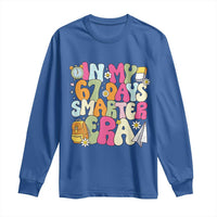 In My 67 Days Smarter Era Long Sleeve Shirt Cute Retro 6 7 Days of School Six Seven Meme - Wonder Print Shop