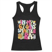 In My 67 Days Smarter Era Racerback Tank Top Cute Retro 6 7 Days of School Six Seven Meme - Wonder Print Shop
