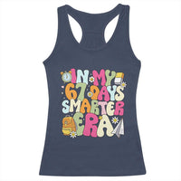 In My 67 Days Smarter Era Racerback Tank Top Cute Retro 6 7 Days of School Six Seven Meme - Wonder Print Shop