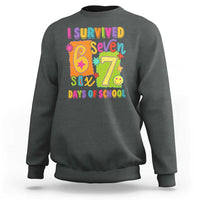I Survived 67 Days of School Sweatshirt Funny 6 7 Six Seven Chaos Survivor for Students Teachers - Wonder Print Shop