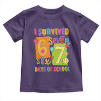I Survived 67 Days of School Toddler T Shirt Funny 6 7 Six Seven Chaos Survivor for Students Teachers - Wonder Print Shop