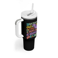 How Many Nights Should You Be Reading 6 7 Tumbler With Handle Retro Funny 67 Six Seven Meme Book Lover - Wonder Print Shop