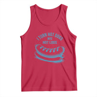 I Turn Hot Dogs Into Hot Logs Tank Top Funny Food Pun for BBQ Bros Toilet Humor Kings - Wonder Print Shop